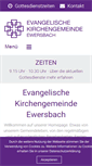 Mobile Screenshot of ev-kirche-ewersbach.de